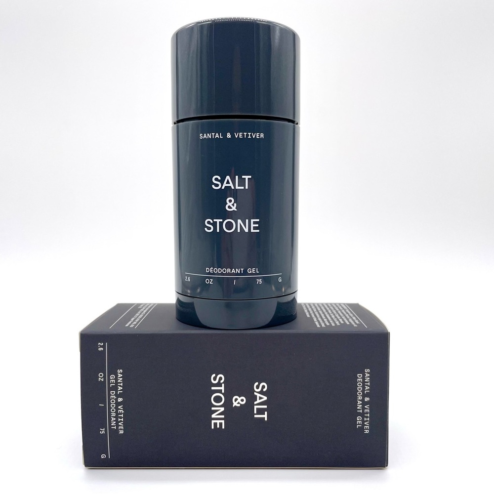Salt & Stone Deodorant Gel Santal & Vetiver 2.5 oz
